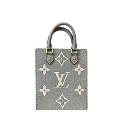 louis vuitton petit sac plat monogram grey 17cm onzjz