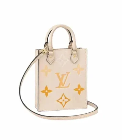 louis vuitton petit sac plat monogram white 17cm zpybc