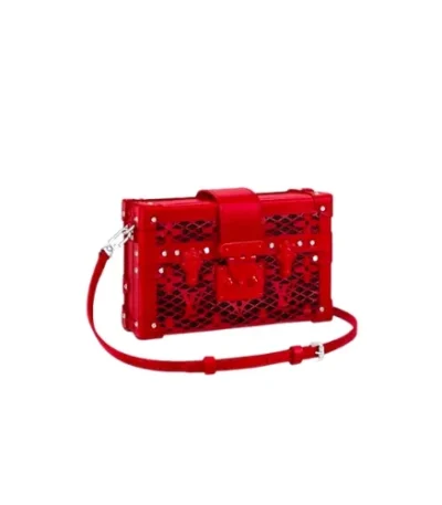 louis vuitton petite malle bag red 0vntc