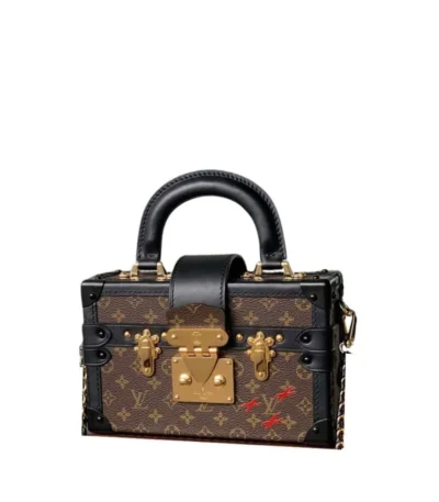 louis vuitton petite malle monogram dark brown 20cm dijc6