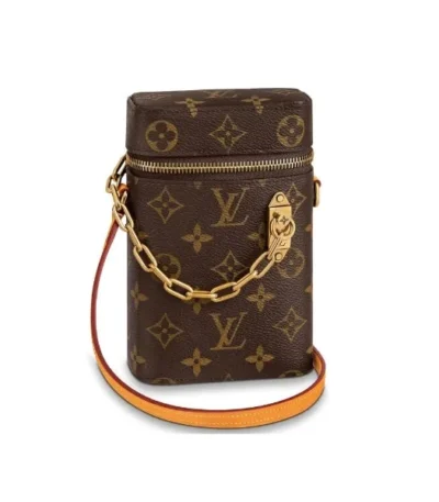 louis vuitton phone box monogram legacy brown 18cm 3fvdd