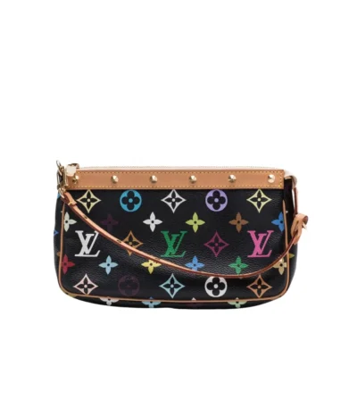 louis vuitton pochette accessoires monogram multicolore black 22cm 4sy9c