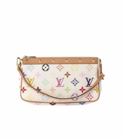 louis vuitton pochette accessoires monogram multicolore white 22cm 4q51q