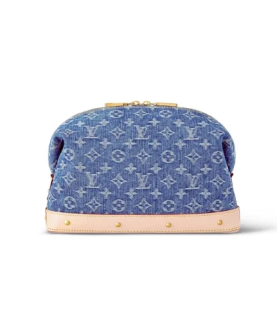 louis vuitton pochette cosmtique gm denim blue 27cm bnmls