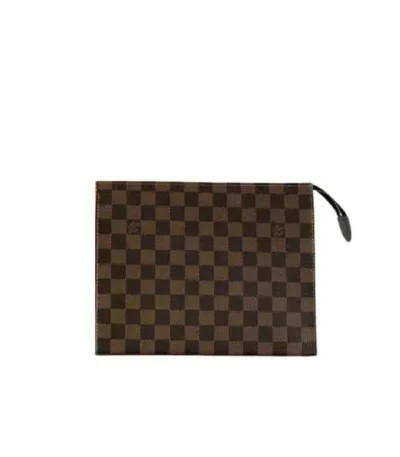 louis vuitton pochette voyage damier ebene 25cm 8bhe7