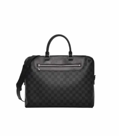 louis vuitton porte documents jour briefcase damier black 37cm lmyhq
