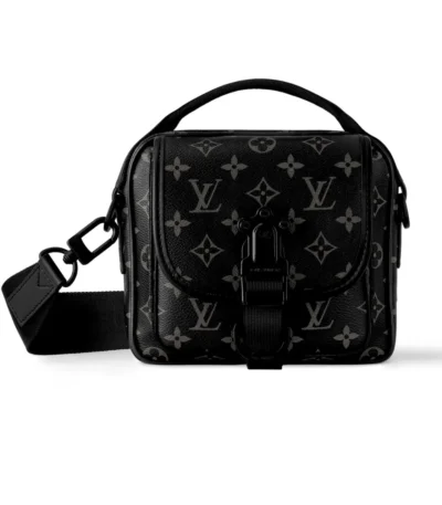 louis vuitton quest messenger black 18cm fbckz