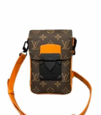 louis vuitton s lock monogram orange 19cm jmg0l