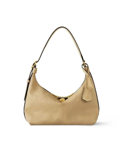 louis vuitton sac sport bag monogram empreinte beige 26cm oxqpw