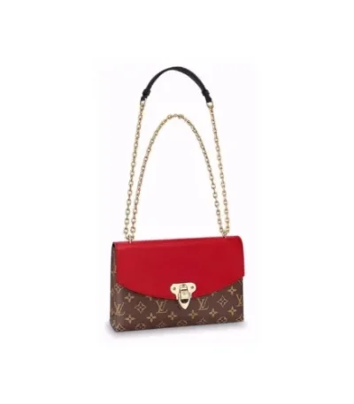 louis vuitton saint placide bag in red 27cm 1wflc