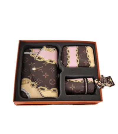 louis vuitton set of 3 items monogram canvas 18cm iirn3