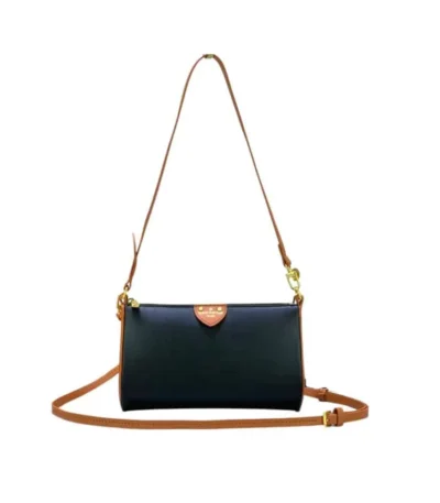 louis vuitton shoulder bag with lock black 21cm yvwk5