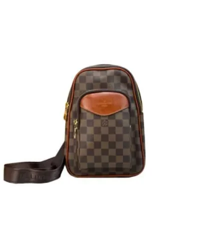 louis vuitton sling bag paris chest bag damier ebene 28cm 5i5zy