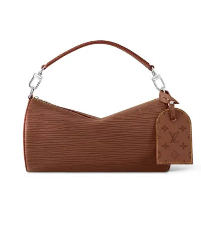 louis vuitton soft polochon brown 33cm elvoe