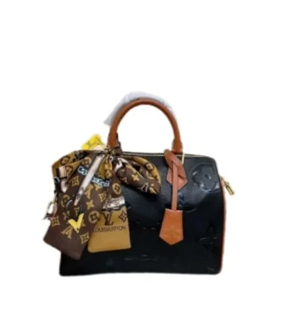 louis vuitton speedy bandoulire black 25cm hincm