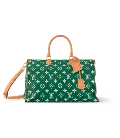 louis vuitton speedy p9 bandoulire 50 vert 50cm teh7i