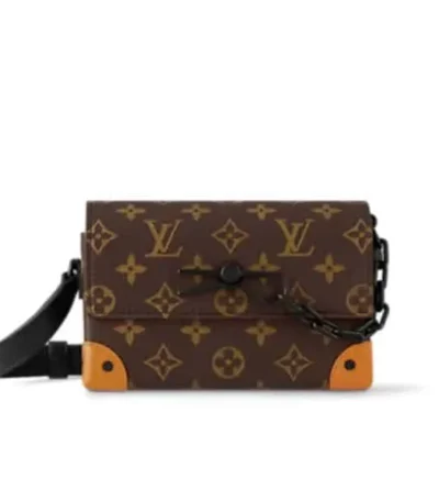 louis vuitton steamer wearable wallet brown 18cm 5x6ql