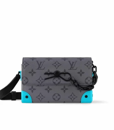 louis vuitton steamer wearable wallet turquoise 17cm 6tfsv