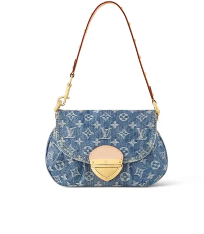 louis vuitton sunset monogram denim blue 26cm pzcmw