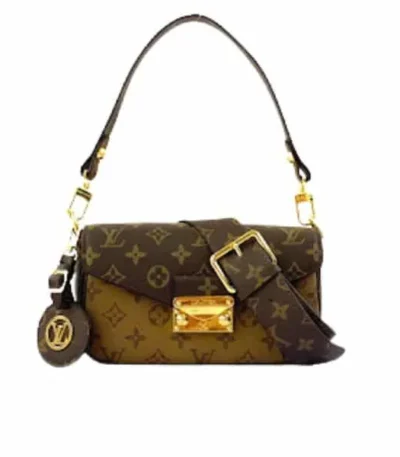 louis vuitton swing bag monogram brown 21cm wux1v