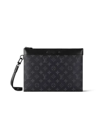 louis vuitton to go pochette monogram black 30cm vmtf1