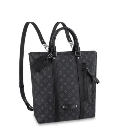 louis vuitton tote backpack in black 39cm bgcro
