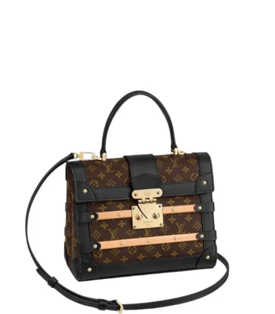 louis vuitton trianon pm bag monogram brown 21cm sia1q