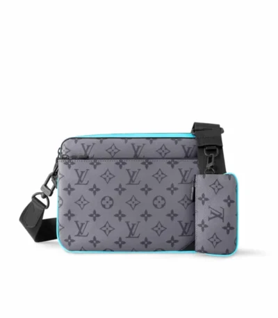 louis vuitton trio messenger turquoise 25cm ssg53