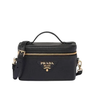 prada leather mini bag black 20cm xqlzm