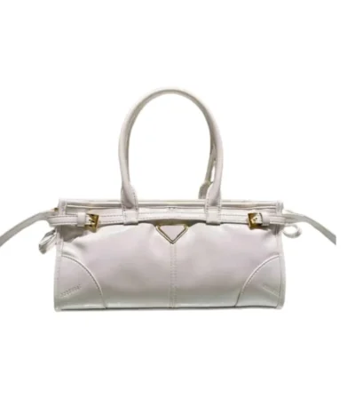 prada medium leather handbag white 32cm ckyxh