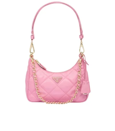 prada re edition 1995 chane re nylon mini bag pink 22cm 3esfz