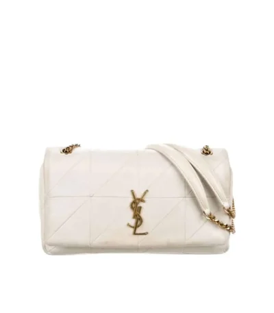 saint laurent jamie medium in lambskin white 26cm uipjq
