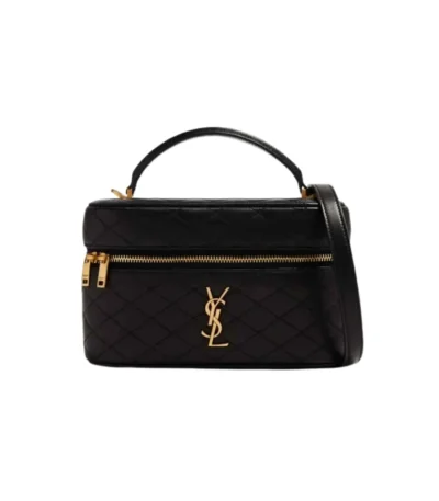 saint laurent mini gaby leather vanity bag strap saint laurent black 18cm wrqbp