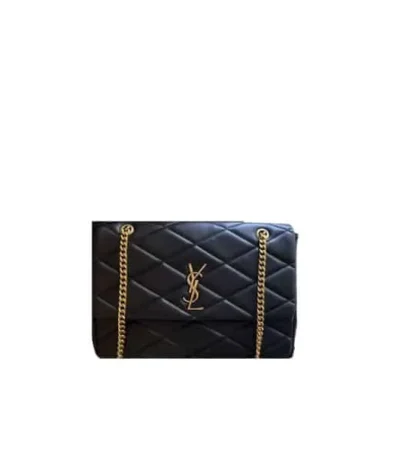 saint laurent puffer bag black 33cm dxxod