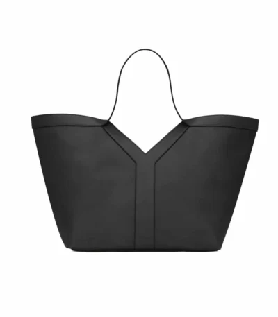 saint laurent y tote in leather black 36cm vadce