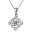 Elegant 1 Carat D Color Moissanite Windmill Pendant Necklace in 925 Sterling Silver for Women 1
