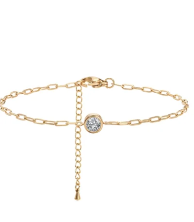 Elegant Five Stone 5mm Ring in White Gold Plated Sterling Silver – A Simple Timeless Design 1