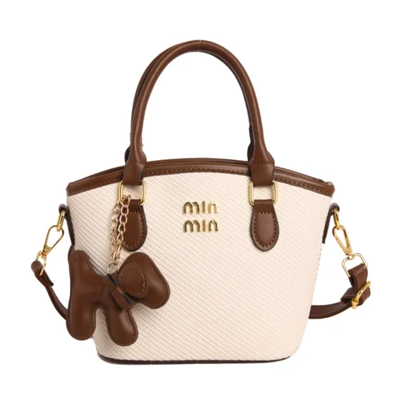 Premium Niche Handheld Bucket Bag – Fashion Letter Shoulder & Versatile Crossbody Bag for Women