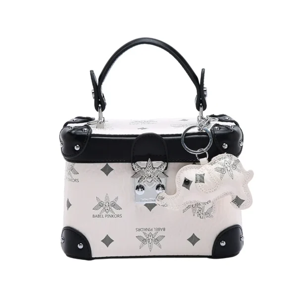 Luxury Summer Color-Block Box Bag – Premium Shoulder & Crossbody Cosmetic Case Wholesale