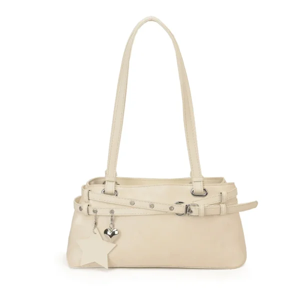 Korean-Style High-Aesthetic Underarm Baguette Bag – Chic Minimalist Commuter Shoulder Bag