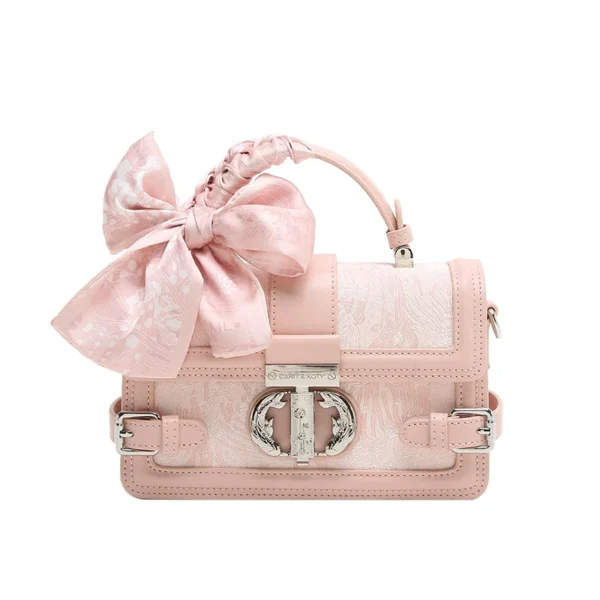 Premium Embroidered Chinese-Style Handbag – Elegant Commuter Small Square Crossbody Bag