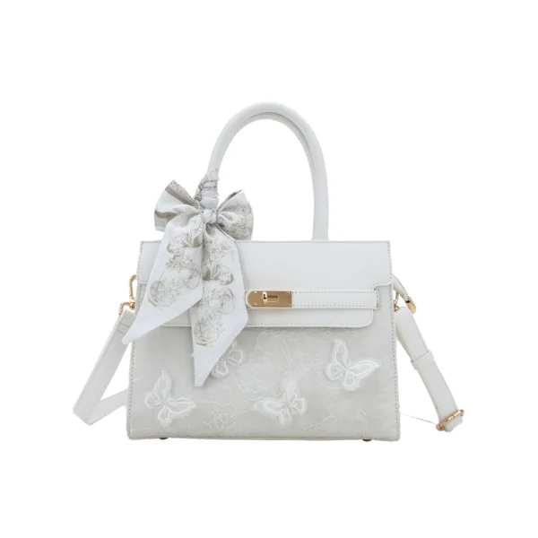 Luxury Butterfly Embroidered Kelly Bag – High-End Large-Capacity Handbag for Women