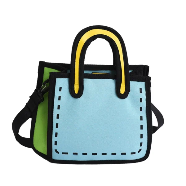 Luxury Japanese-Style 2D Tote Bag – Creative Casual Shoulder & Personalized Crossbody for Women