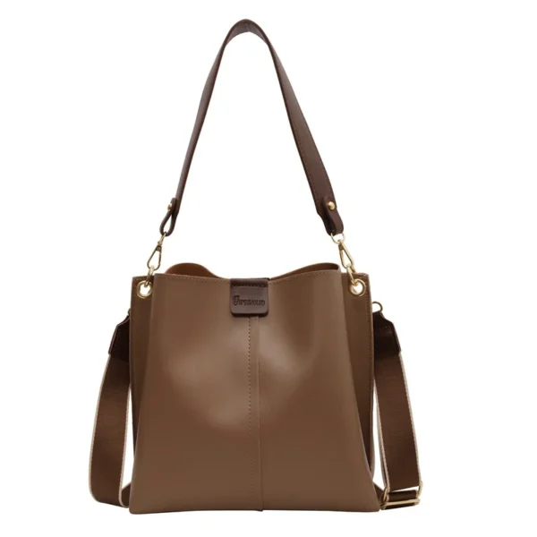 Luxury Large-Capacity Women's Bucket Bag – High-End Fashion Shoulder & Crossbody, Versatile All-Season Design