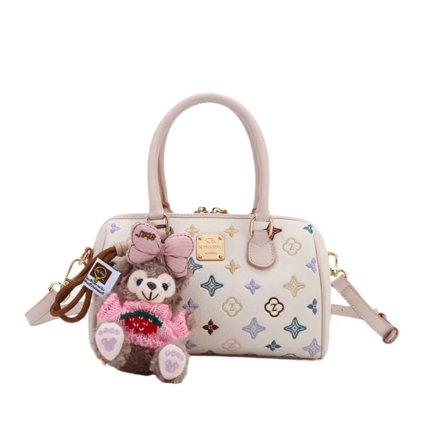 Luxury Embroidered Boston Pillow Bag for Women – High-End Trendy Portable Handbag Wholesale