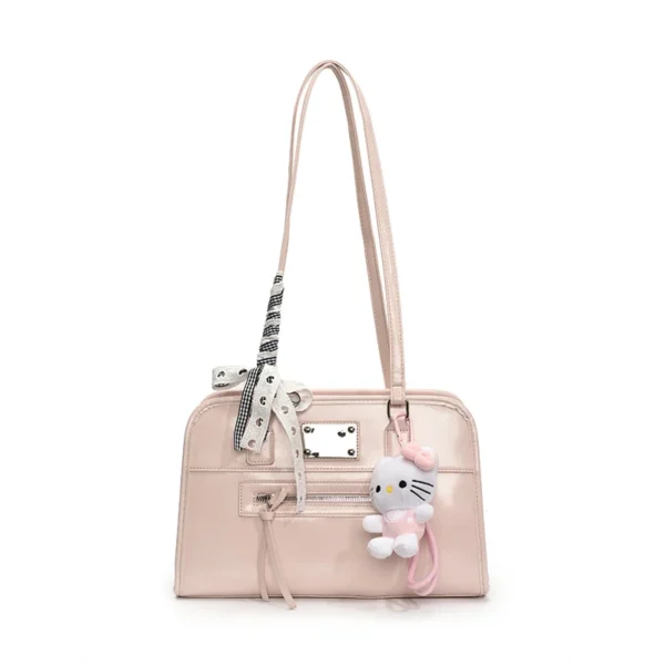 Luxury Multifunctional Shoulder Bag for Women – Wear-Resistant PU Texture, Stylish Crossbody & Versatile Student Outing Backpack