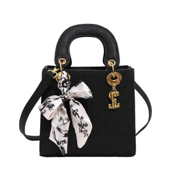 Premium Cross-Border Silk-Scarf Diana-Style Luxury Crossbody Handbag